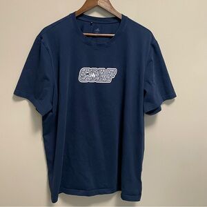 Adidas Golf Navy Blue Graphic Tee Men’s 2XL